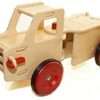 Moover Ride-On Dump Truck - Natural Wood | gomtoys.com