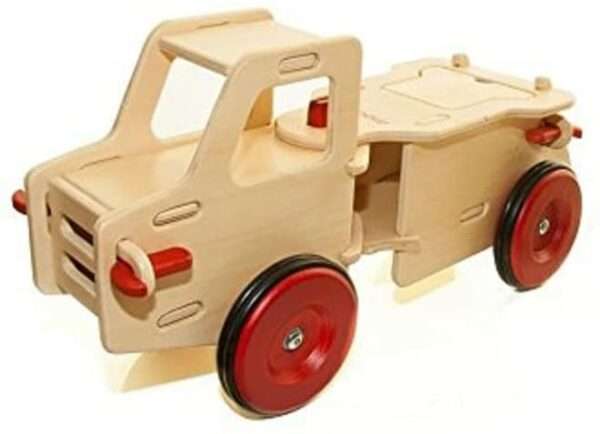 Moover Ride-On Dump Truck - Natural Wood | gomtoys.com