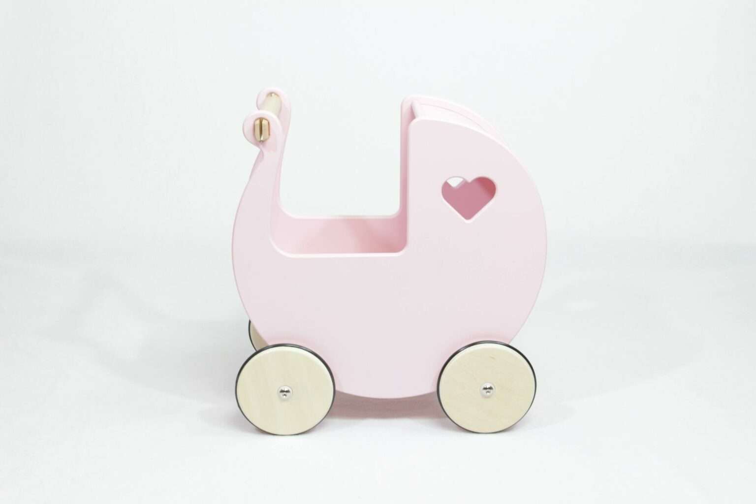 Moover Wooden Doll Pram (Stroller) For Children Aged 1-3