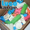 Luco: 144 Piece Construction Set with Wheels (Large)
